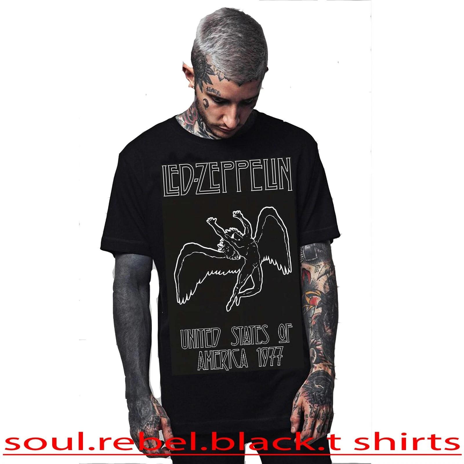 LED ZEPPELIN US TOUR 77 THE CLASSIC ROCK PUNK ROCK T-Shirt XXXL