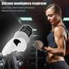 Silicone Breathing Trainer Lung Respirator Fitness Equipment Respiratory High Altitude Training Outdoor Use Expiratory Exercise Tool