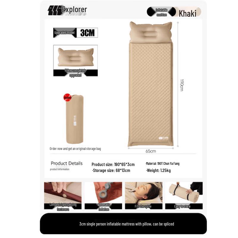 Explorer Outdoor Camping Inflatable Mattress