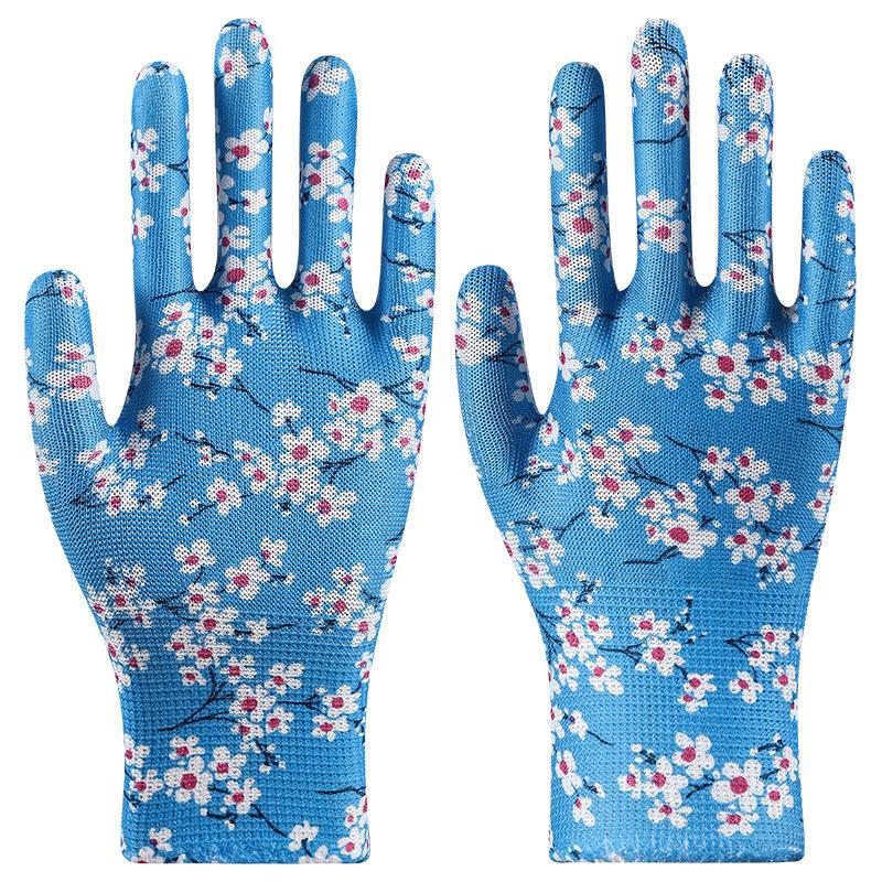 10 Pairs Gardening Labor Gloves for Women Nylon Outdoor Work Gloves Ideal for Planting Tasks
