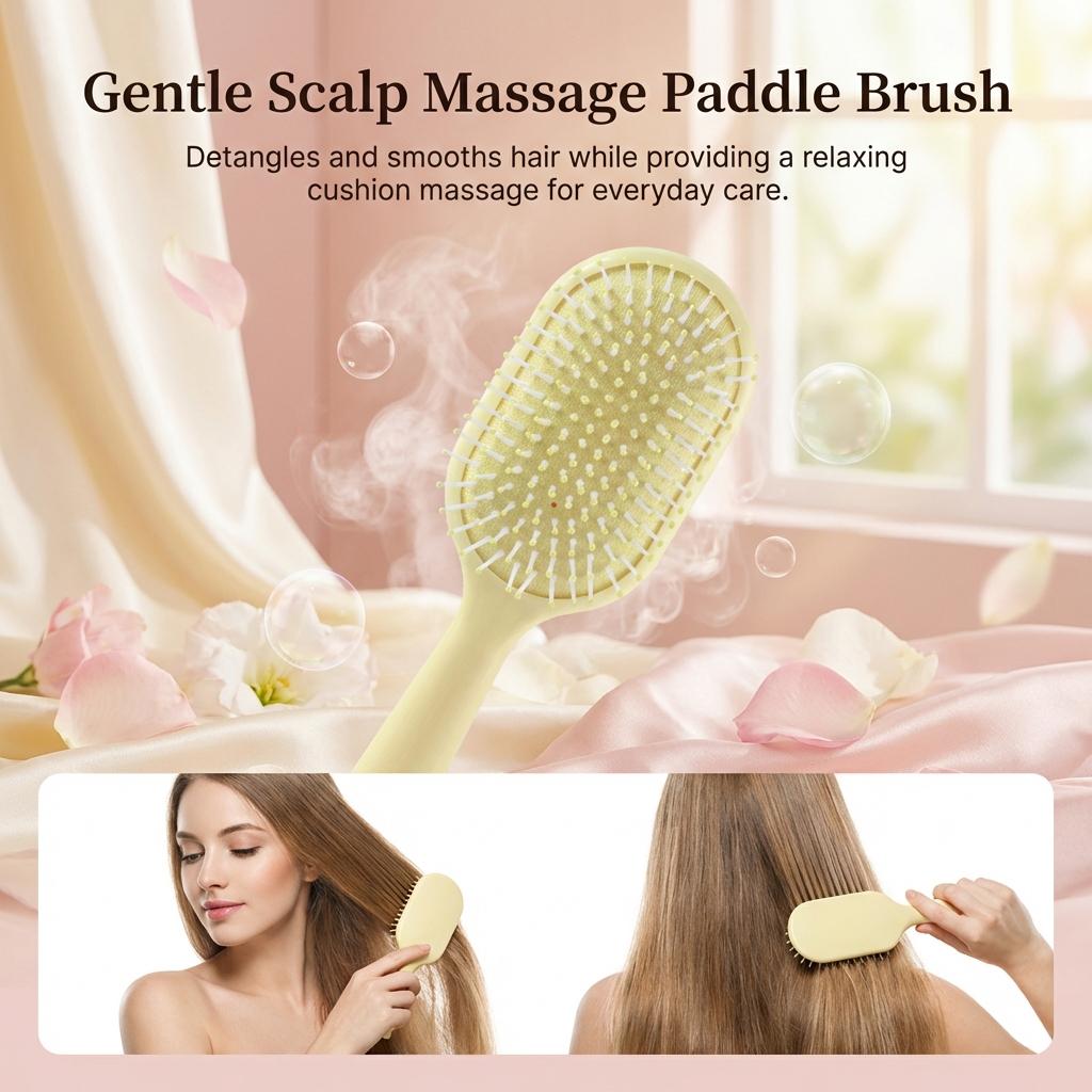 Massage Cushion Comb With Macaron Colors Female Curly Hair Household High-grade Anti-static Massage Comb