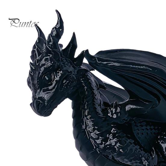 Unique Home Decoration Items 3D Printed Dragon Statue, Winged Figurine, Mythical Creature Creative Desktop Ornaments Sculpture, Office Desk