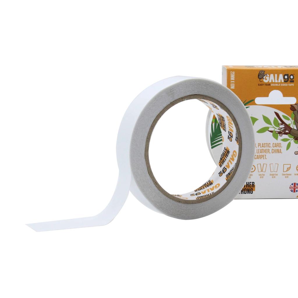 Galago Double Sided Tape 10m x 25mm
