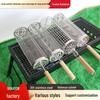 Panier à Grillade Rond pour Barbecue en Acier Inoxydable