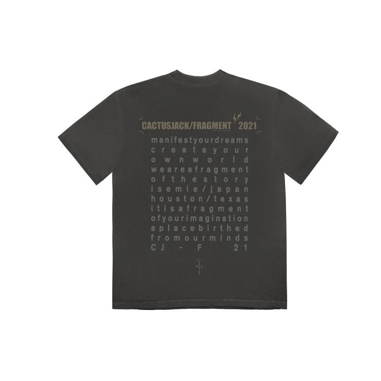 Travis Scott Cactus Jack For Fragment Create T shirt CJFN-SS30