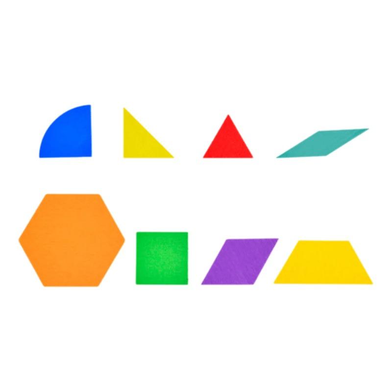 Wooden 3D Geometric Color Shape Jigsaw Puzzles Montessori Learning Brain Teaser Toys Creative Educational for Gifts