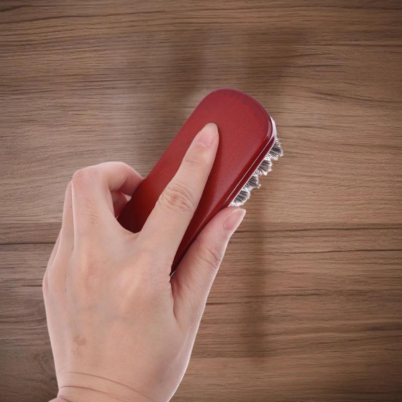 Premium Car Interior Cleaning Brush with Horsehair, Ideal for Furniture, Apparel, Bags