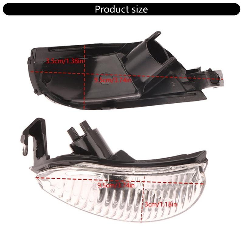 261657727R 261600509R for Sandero II Reverse Mirror Turn Signal Light Replacement Automotive Accessory Easy Installation