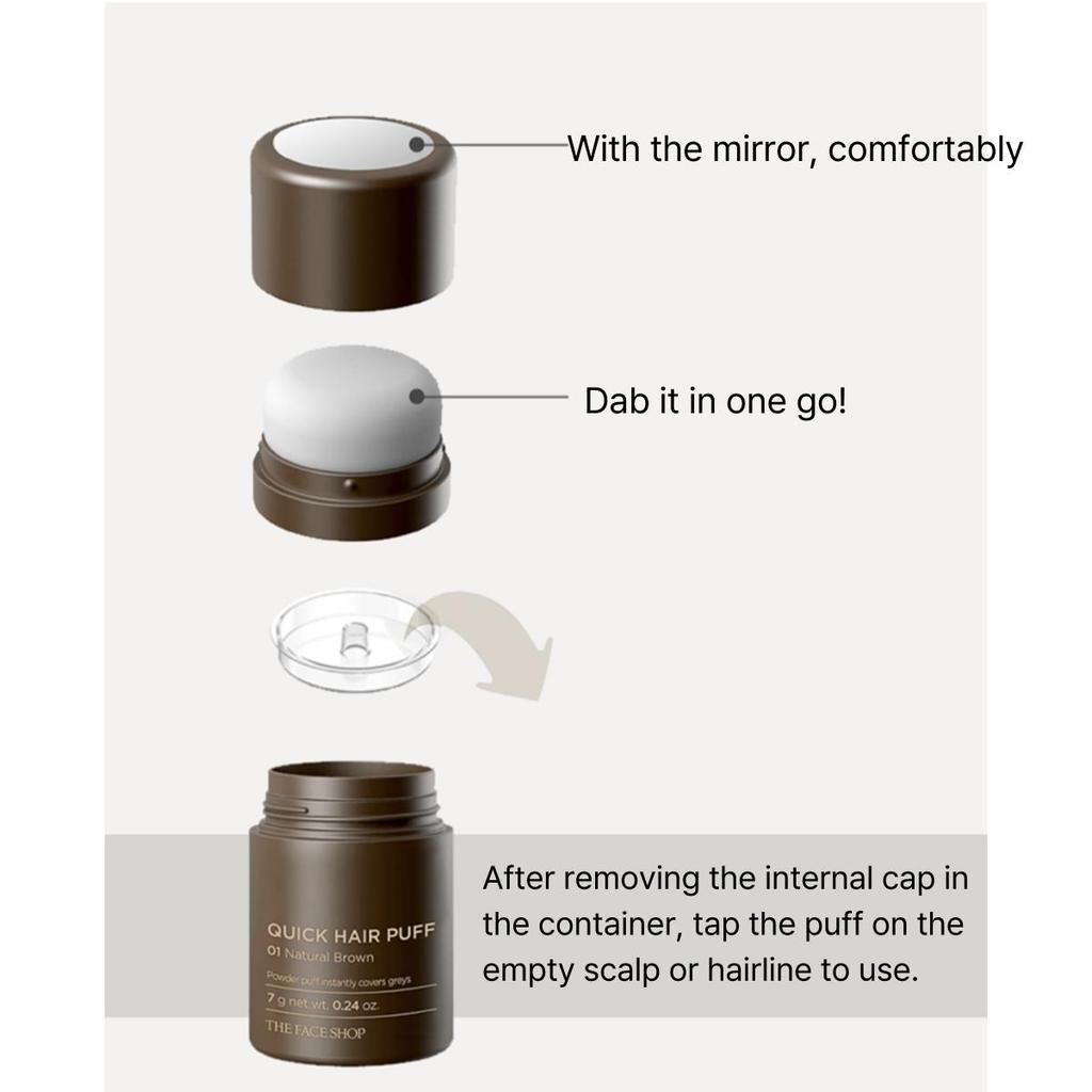 THEFACESHOP Quick Hair Puff 7g