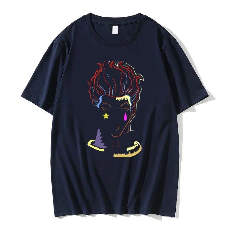 Anime Hunter X Hunter Hisoka Tričko s potiskem Streetwear Unisex Móda Harajuku Tričko Krátký rukáv Unisex Dámské Unisexga Trička pro volný čas