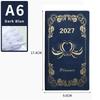 2027 Tragbarer A6 Tagesplaner 365 Tage Zeitplan Management Kalender Tagebuch Notizbuch für Büro Reise Gebrauch