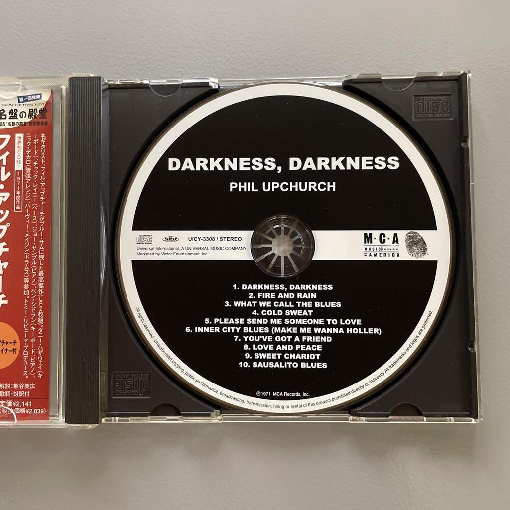 [USED] PHIL UPCHURCH Japanese Version CD Included DARKNESS DARKNESS