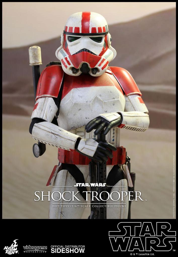 Videohra Mistrovské dílo Star Wars Battlefront Shock Trooper Scale Plastová malovaná pohyblivá figurka 1/6