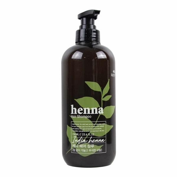 Man with Flower Henna Hair Shampoo 700ml (WBB20B4)