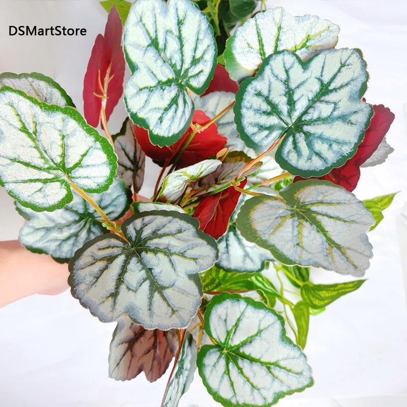 Artificial Green Plants, Home Decor Fake Plants Green Leaves Home Garden Room Decoration Wedding Decor