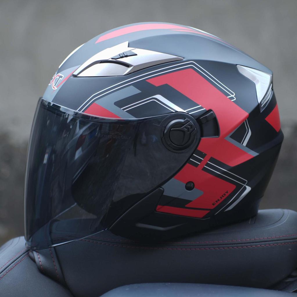 GXT708 Electric Scooter Helmet with Double Visor for Men & Women - All-Season Safety Half Helmet