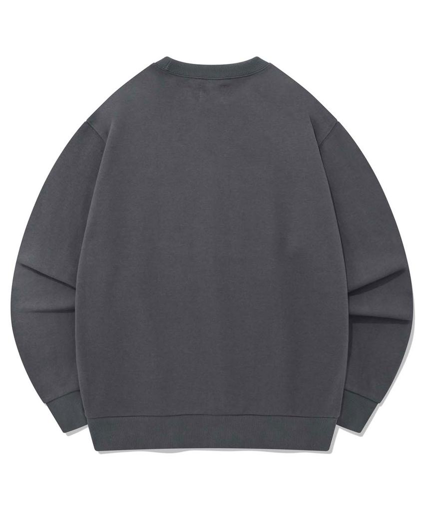 RETRIEVER CLUB Crack Puppy Crewneck [Chacoal Gray]