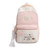 Zaino scolastico giapponese nuovo di alta qualità fresco e dolce gatto carino pois zaino studenti delle scuole medie zaino da viaggio leggero
