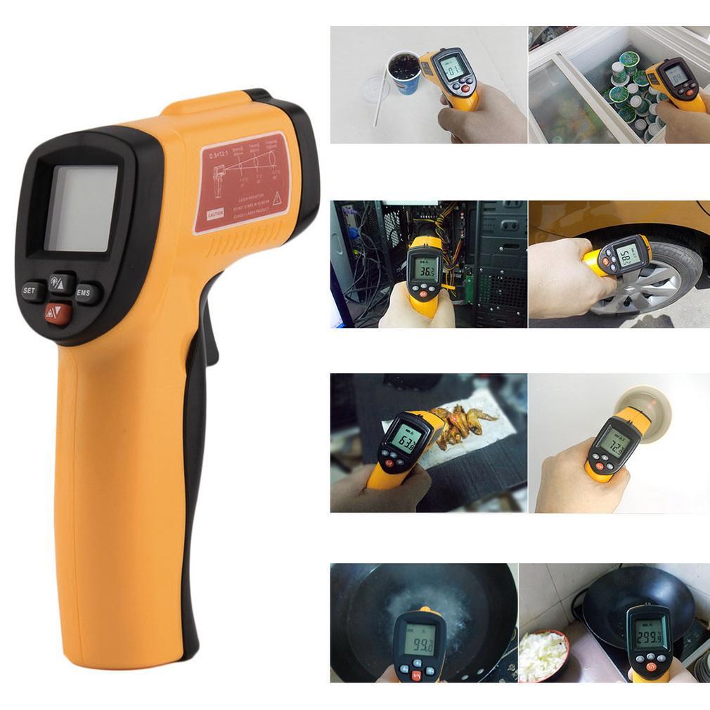 Buy Handheld Digital LCD Temperature Thermometer Laser NonContact IR
