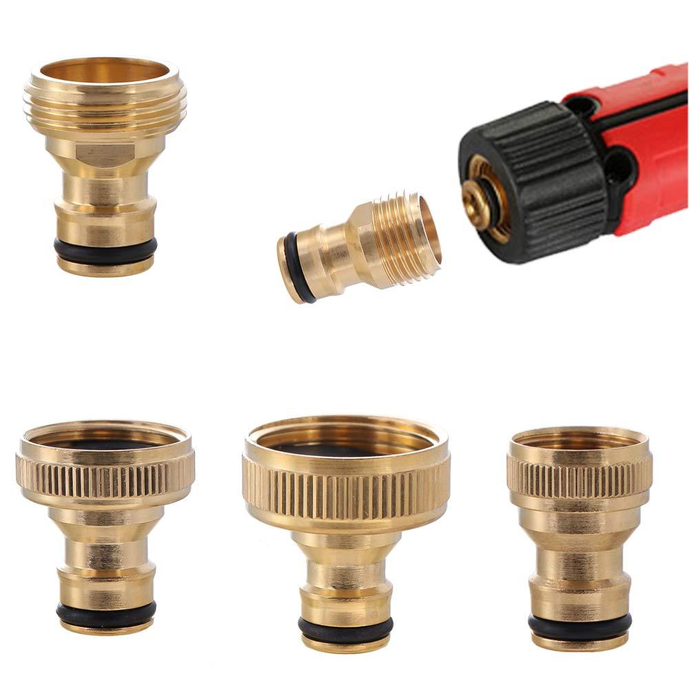 Tool Irrigation Brass Faucet Nozzle Adapter Hose Fitting Water Gun Joints Thread Quick Connector