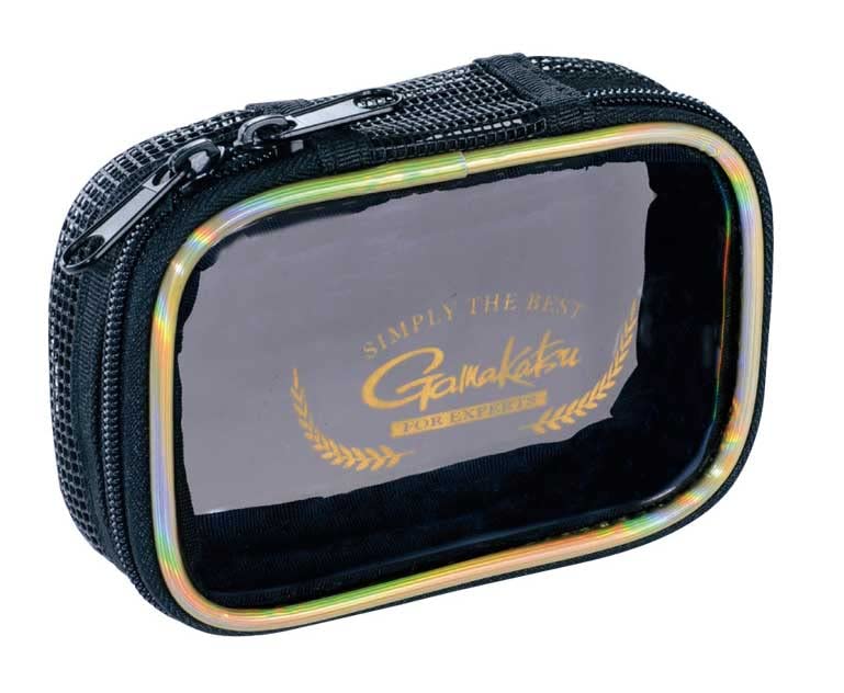 Gamakatsu 1 Room Float Pouch GM2078 Black X Gold