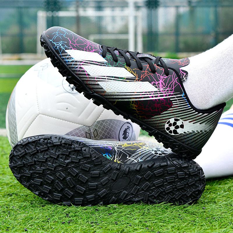 Football Shoes Men's TF Broken Nails Non-slip Children's Primary and Secondary School Students Youth Professional Game Training Sports Football Shoes