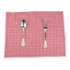 5-Color 30x40cm Plaid Polyester-Cotton Napkin & Placemat: Heat-Insulating, Tea Towel, Photo Background