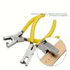 2,0 mm Lederlochzange - Universelles Zangenwerkzeug für Gürtel/Halsbänder/Schuhe Mühelose DIY-Handarbeit & Reparatur Dünne Riemen Lederbearbeitung