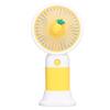 Mini Handheld Fan Cartoon Design Strong Wind USB Rechargeable Mini Portable Fan for Travel Office