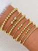 Set di 7 Braccialetti Minimalisti Vintage con Perline per Donna Moda Eleganti Braccialetti Fatti a Mano Gioielli per Uso Quotidiano Feste Vacanze Regali