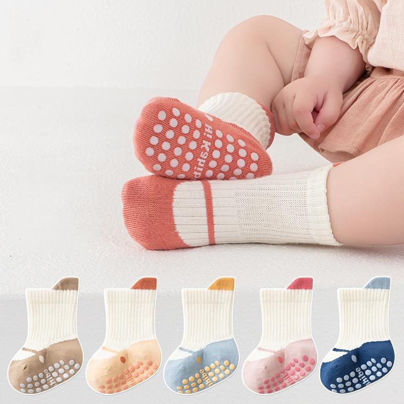 Kindersocken Für Mädchen Jungen Weich Mode Kinder Junge Mädchen Socken Rutschfest Frühling Baby Boden Zuhause Kleinkind Neugeborenen Socke 0-5 Jahre