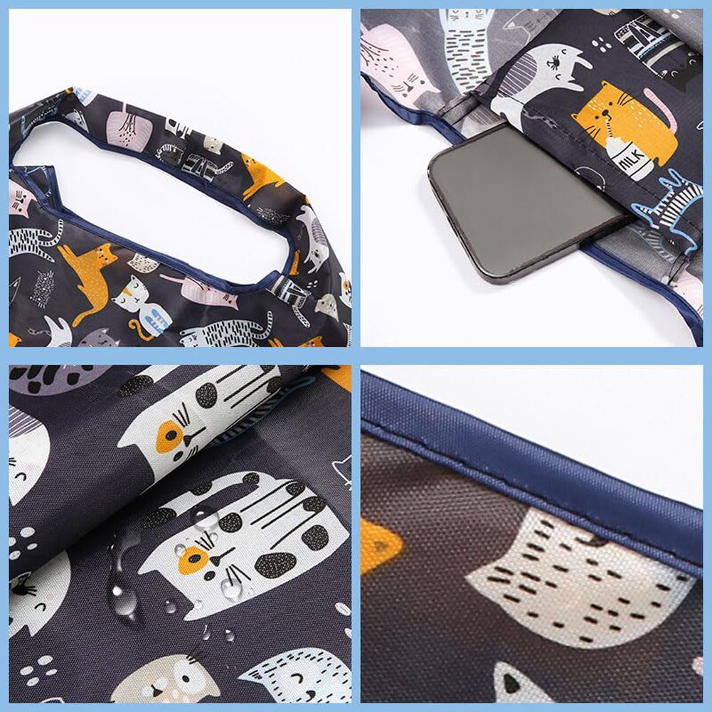 10 Large Capacity Supermarket Shopping Portable Foldable Eco Large Grocery Thick Storage Shoulder Carry Vegetable Fruit Bags PCS/SET Bags, Bags, Bags,