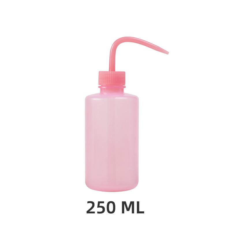 Botella pulverizadora de 3 colores con boquilla curva para higiene y limpieza, botella exprimible 250/500ML