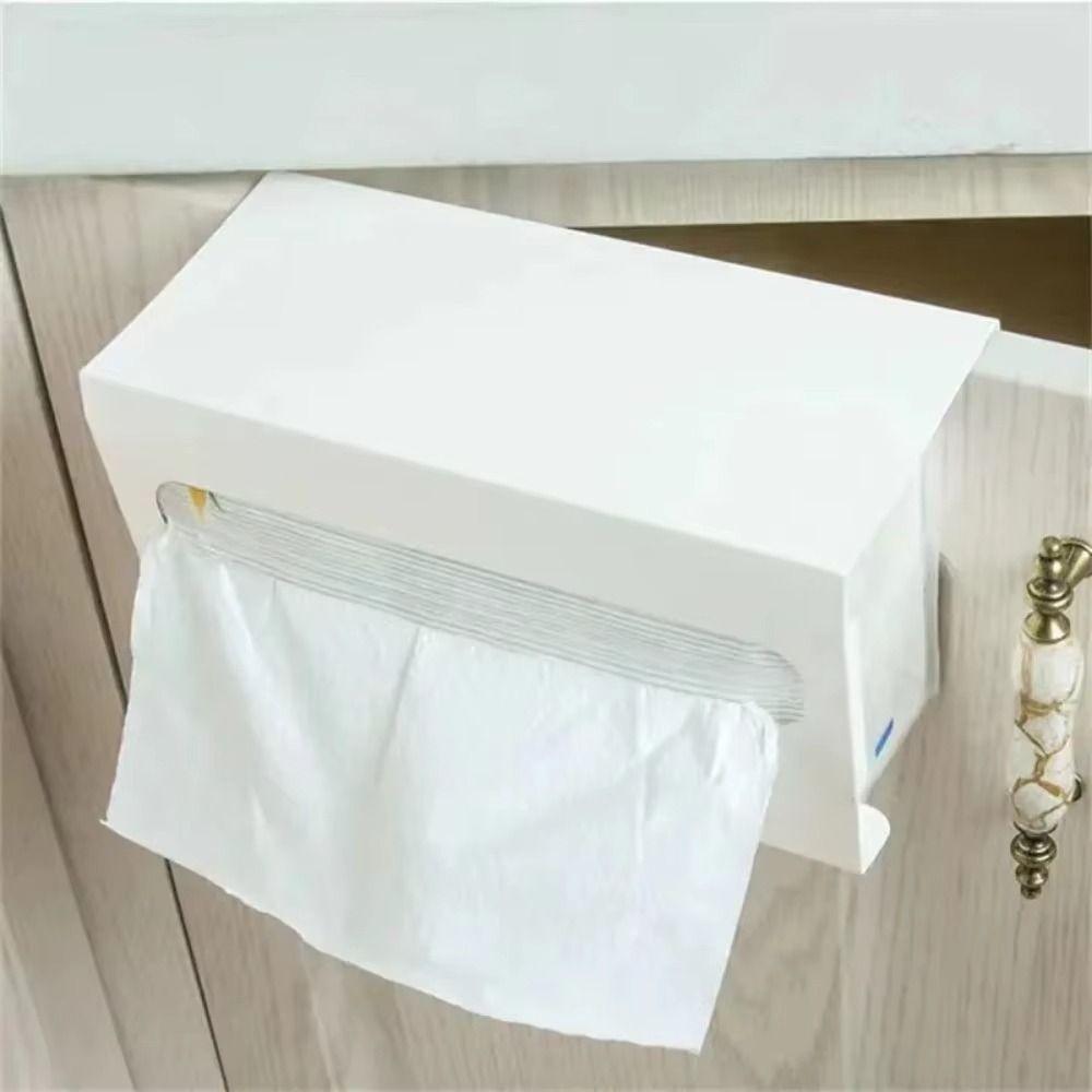Under Cabinet Paper Towel Holder Accessories Paper Towel Rack Multi-functional Tissue Box  Kitchen