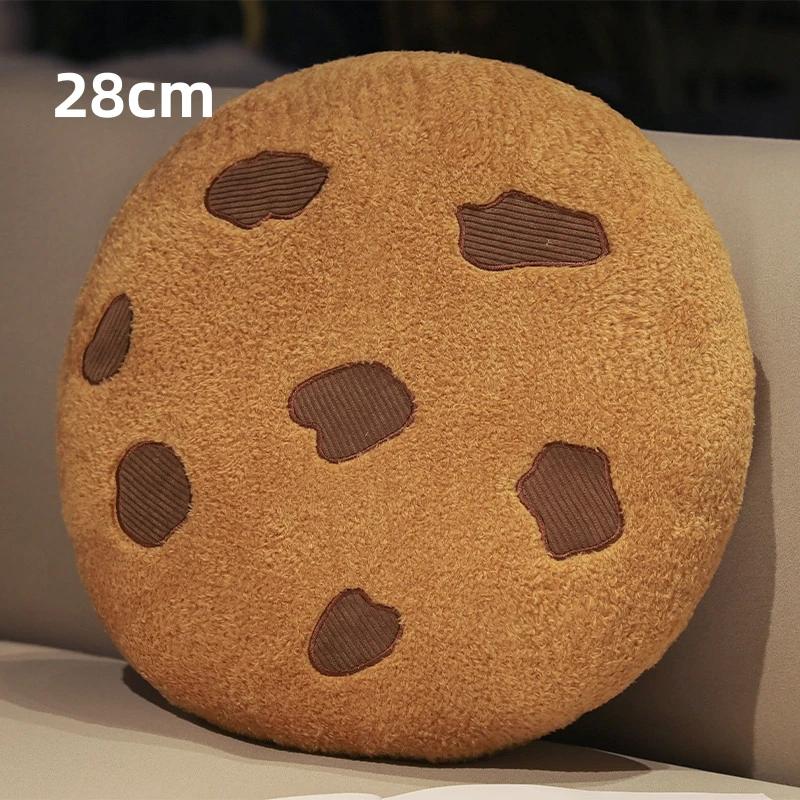 Cartoon Cookies Plush Seat Cushion Soft Food Pendant Stuffed Doll Toys for Kids Children Girl Birthday Room Decor New Year Gift