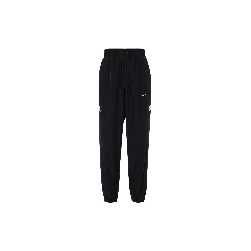 Nike Icon Retro Lightweight Breathable Loose Comfortable Woven Basketball Casual Pants Men Bottoms Black White FZ0251-010