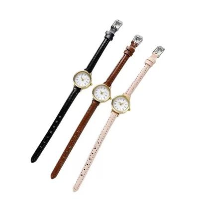 Women's Retro Small Dial Watch - Vintage Artistic Wrist Watch for Daily Wear