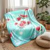 Watermelon Splash Art 1 Theme Blanket Lightweight Warm Flannel Blanket Decorative Throw Blanket for Home Decoration