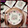 20pcs Disposable Napkins with Flower Pattern Print for Wedding,Parties,and Daily Use for Thanksgiving Fall Christmas Table Decoration