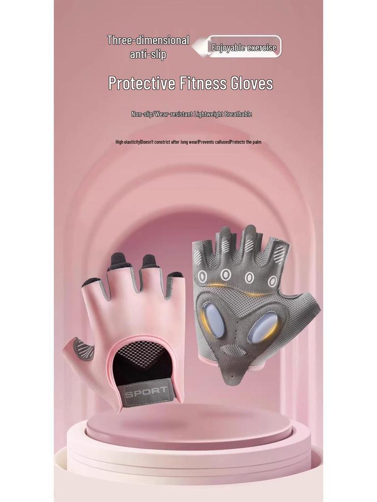 Anti-Slip Weightlifting Gloves for Women and Men - Thin, Anti-Callus Design for Kettlebell, Dumbbell, Deadlift, Pull-up Bar, Exercise Training