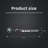 VKSO5 2Pcs Car Window Creative Stickers Car Wiper Stickers For BMW F30 F10 E90 F20 E46 E60 E70 E39 E36 E87 X6 Auto Emblem Decor Decals