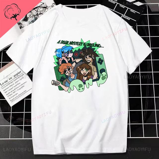Sally Face Unisex Print TShirt Horror Game Kawaii Harajuku Anime Cotton Tops Women Fashion Casual Tee Hiphop Gothic Streetwear