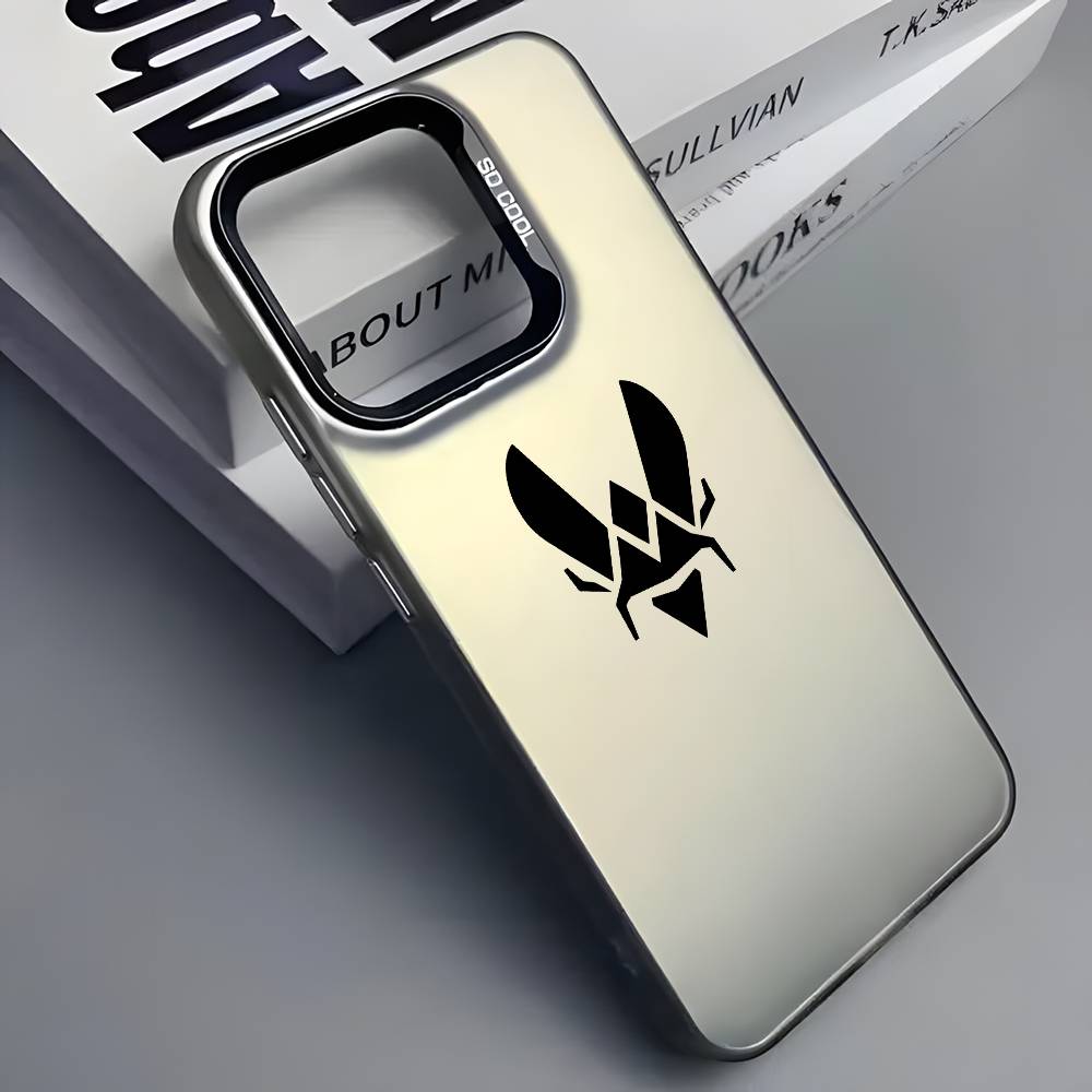 Cs2 Team Vitality Logo Phone Case For iPhone 16 15 14 13 12 11 Plus Pro Max multicolor Aurora laser Shockproof Funda Cover