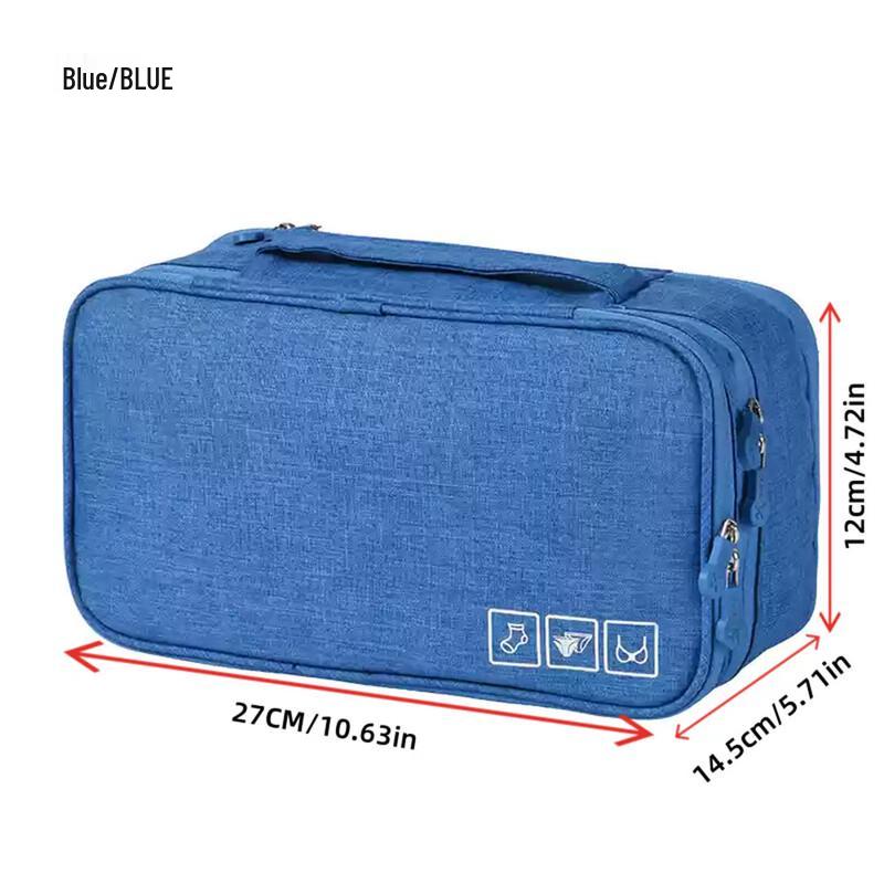 Portable 3-in-1 Travel Underwear Organizer