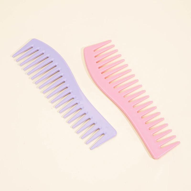 Wide-toothed Curly Hair Comb, Hair Salon Hollow Comb, Styling Tool, Hairdresser Accessories
