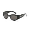 BALENCIAGA Sunglasses for Women BB0330SK 001 Black Gray (Balenciaga)
