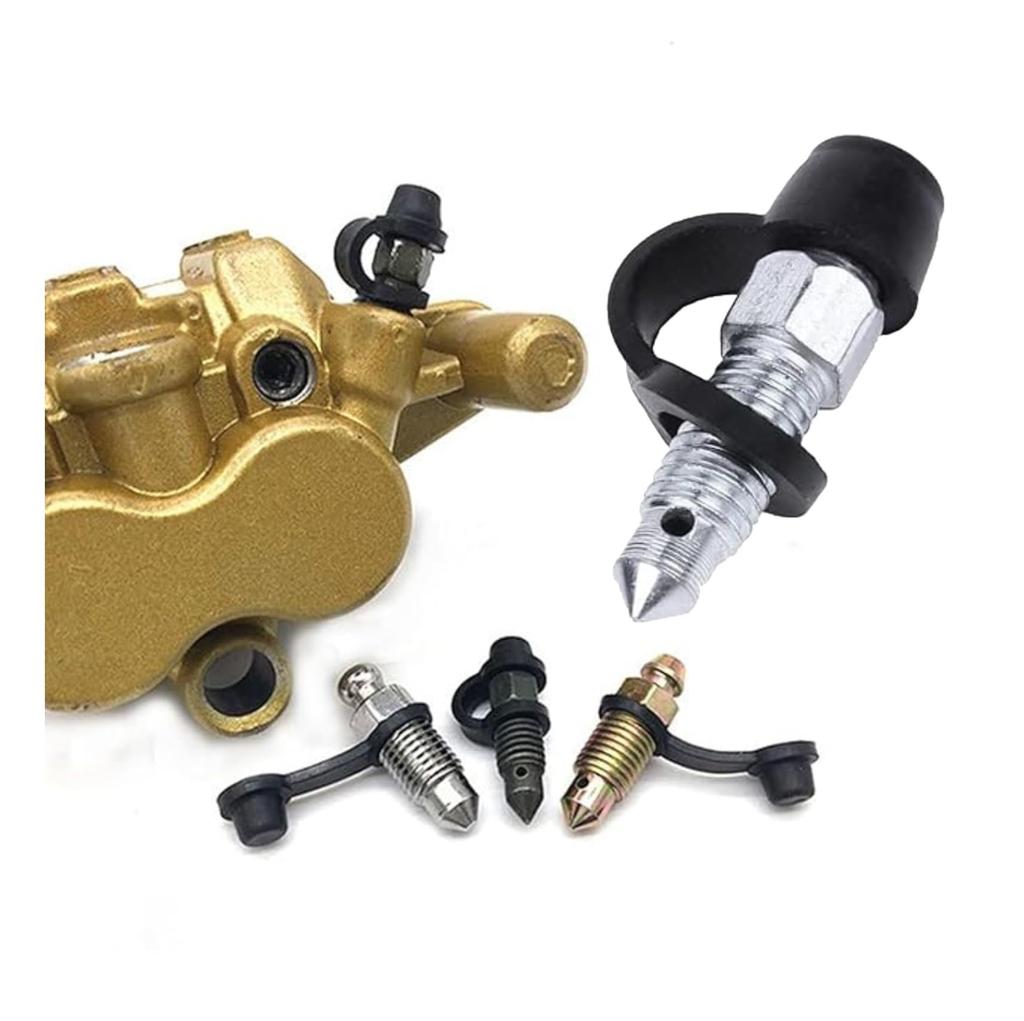 Brake Bleed Nipple Cap (Black/30pcs/8mm) Grease Fitting Cap Rubber Grease Nipple Cap Car Brake Pump Dust Cap Rubber Car Dust Cover High Temperatu