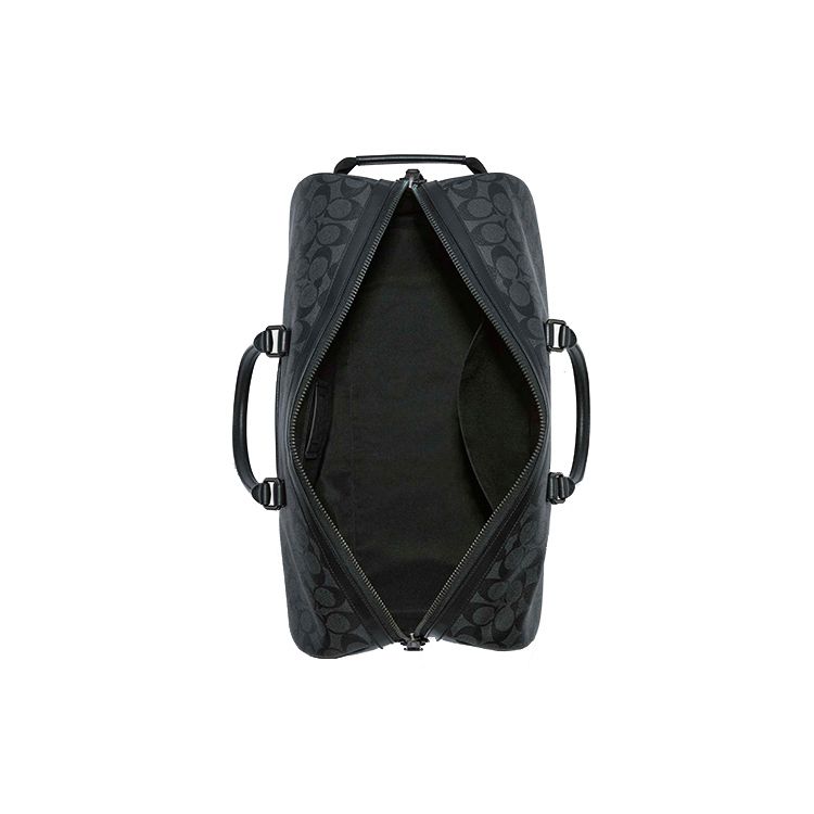 Coach Venturer 43 Classic Monogram Borsa a Spalla/Tracolla Grande Capacità Borsa Unisex Nero C5305-QBMI5