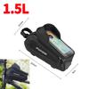 WILD MAN Handyhalter Tasche 0,6L Lenker Handyhalter Tasche Touchscreen Wasserdicht Schnellverschluss für MTB Fahrrad Motorrad