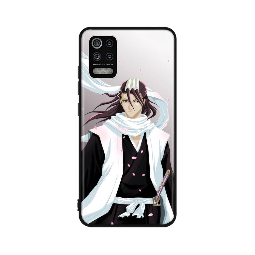 Capa Bleach DT26 para iPhone 16 15 Plus 14 13 12 11 Pro 8 7 6S 6 SE 5S X XR XS Max Realme C30 C33 C31 9I Huawei P30 Capa Preta Macia